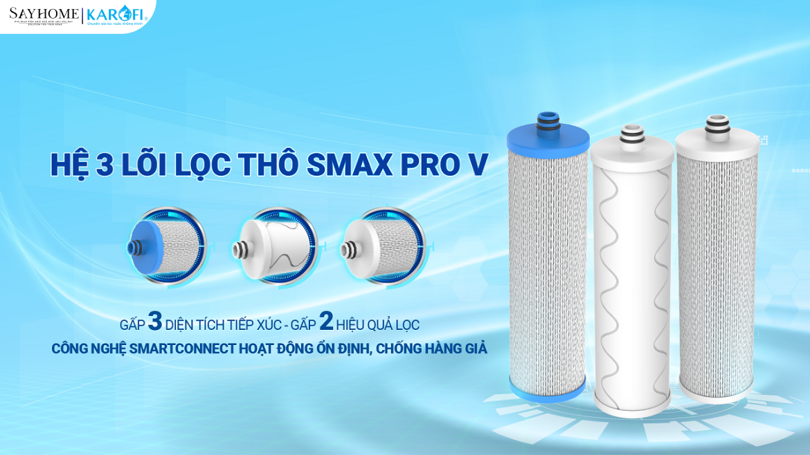 Máy lọc nước nóng lạnh Karofi 11 lõi lọc KAD-X68 tại thành phố Hồ Chí Minh