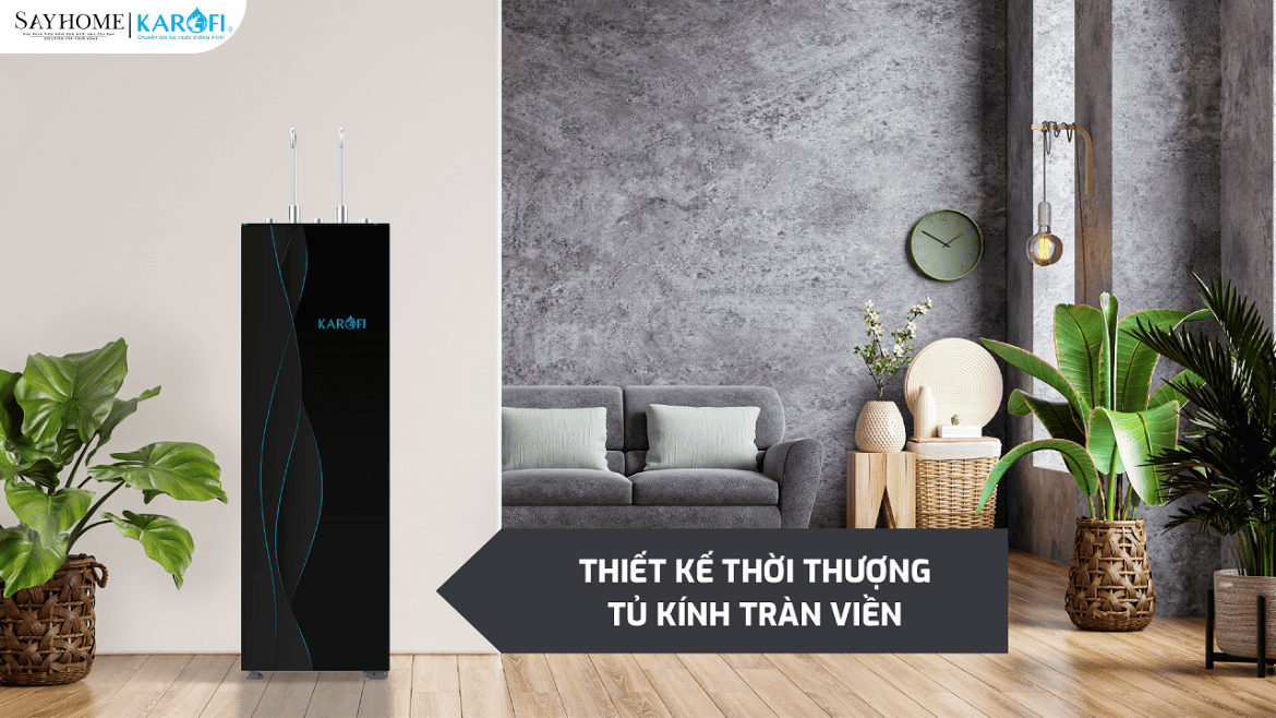 Máy lọc nước nóng lạnh Karofi 11 lõi lọc KAD-X68 tại thành phố Hồ Chí Minh