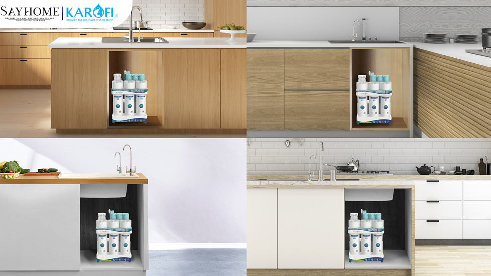 Máy lọc nước để gầm 10 lõi lọc KAROFI KAQ-U95 PRO- NEW 2025 tại thành phố Hồ Chí Minh