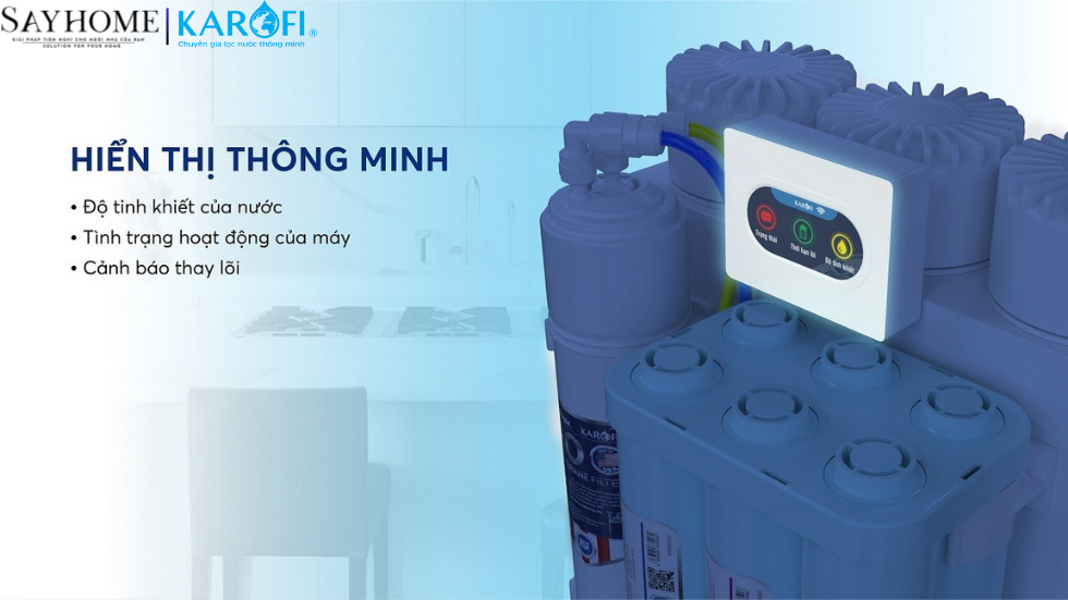 Máy lọc nước để gầm 10 lõi lọc KAROFI KAQ-U95 - NEW 2025 tại thành phố Hồ Chí Minh