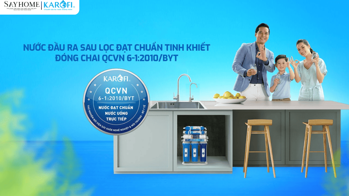 Máy lọc nước RO Karofi 10 lõi lọc KHY-TN100 tại thành phố Hồ Chí Minh