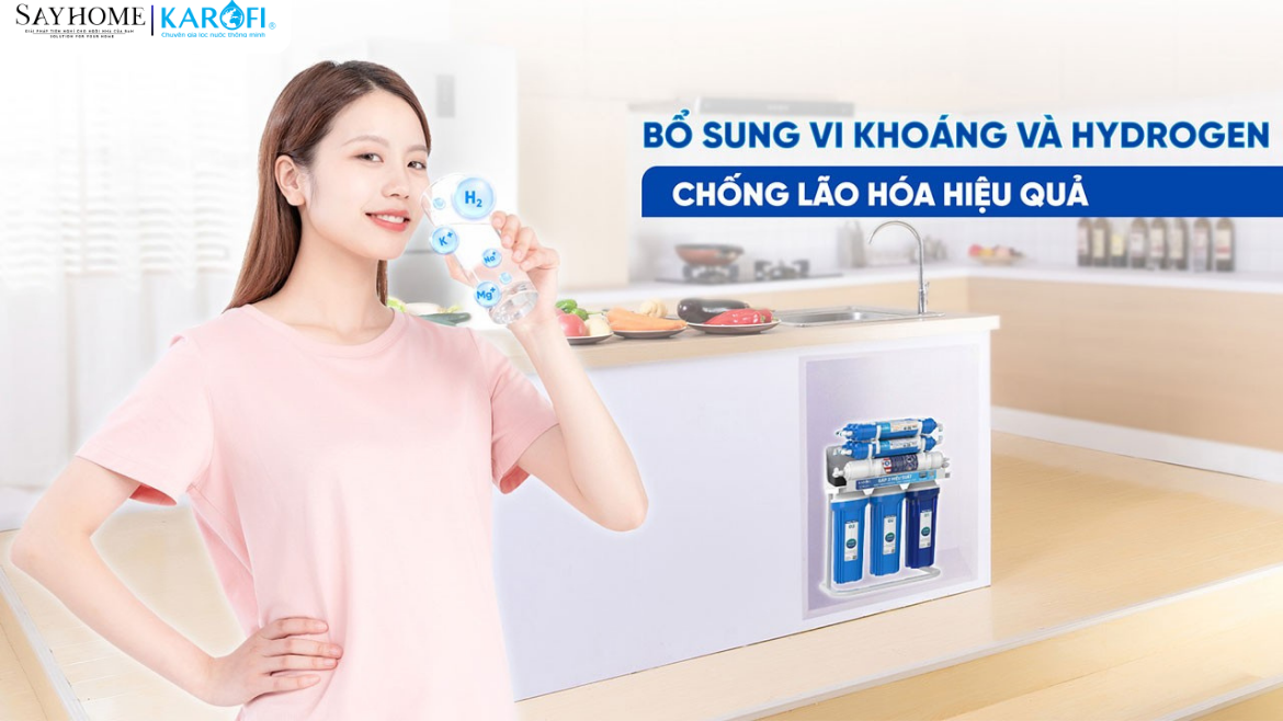 Máy lọc nước RO Karofi 10 lõi lọc KHY-TN100 tại thành phố Hồ Chí Minh