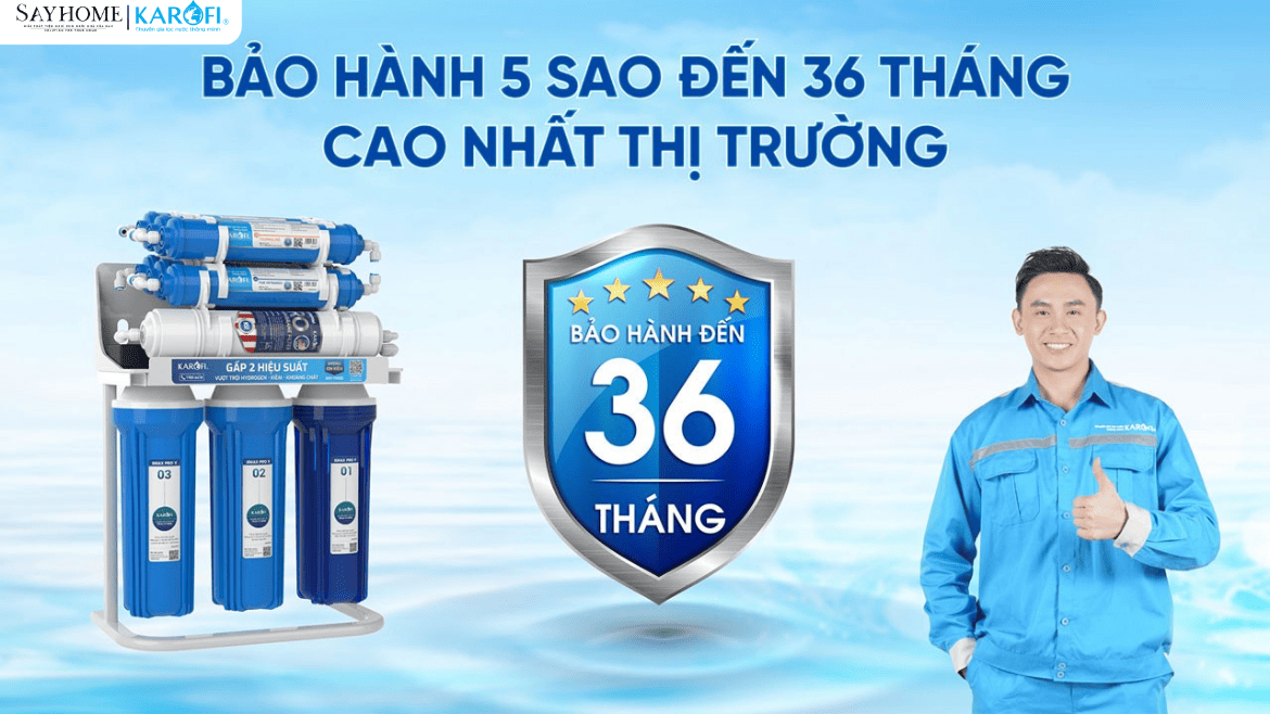 Máy lọc nước RO Karofi 10 lõi lọc KHY-TN100 tại thành phố Hồ Chí Minh