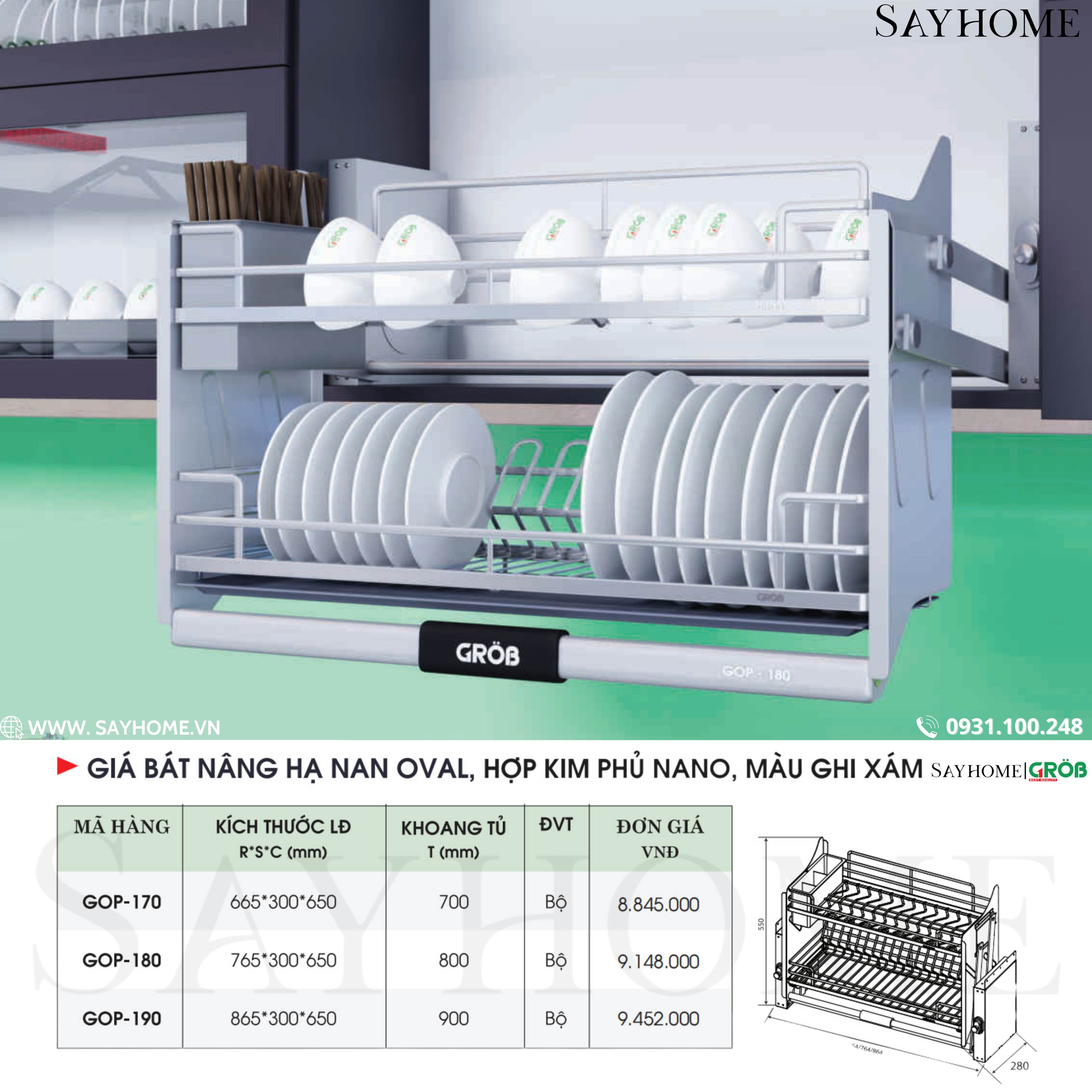 COMBO Phụ kiện tủ bếp cao cấp GROB - Combo 11 tại thành phố Hồ Chí Minh