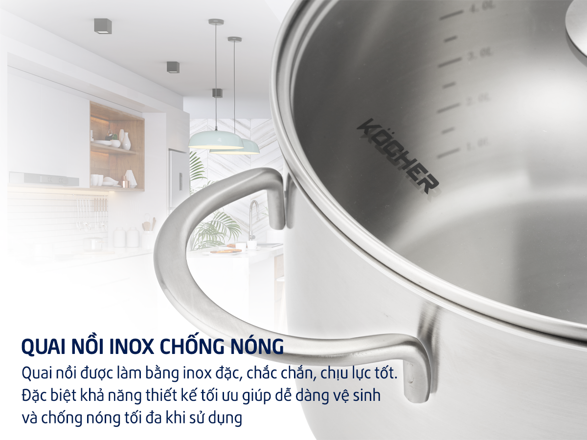 Bộ nồi 5 món KOCHER MUNICH tại thành phố Hồ Chí Minh