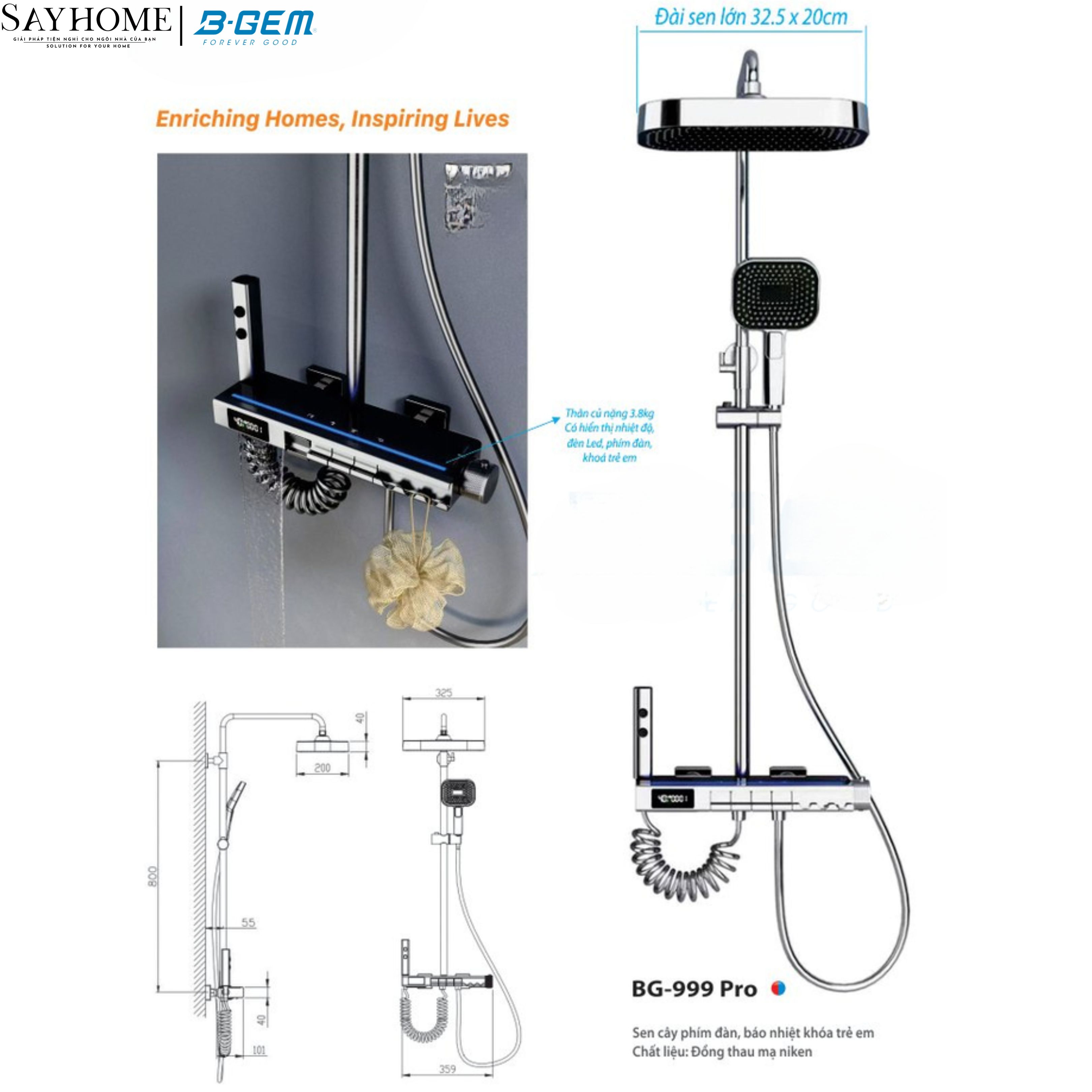 Sen cây nóng lạnh B-Gem BG-999 Pro tại thành phố Hồ Chí Minh