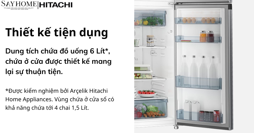 Tủ lạnh Hitachi Inverter 260 lít HRTN5275MFUVN tại thành phố Hồ Chí Minh