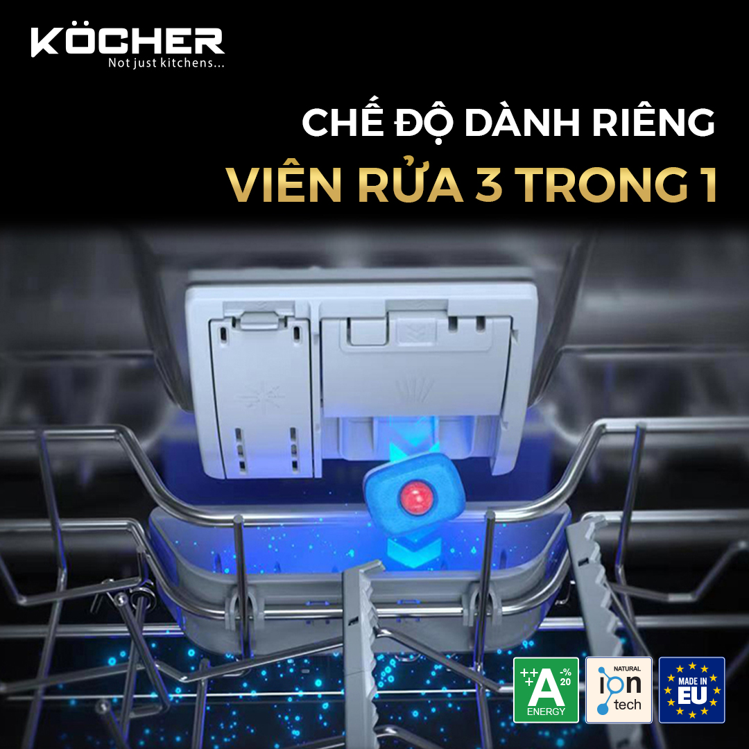 Máy rửa bát Kocher KDEU 8855S7 Series 7 tại thành phố Hồ Chí Minh