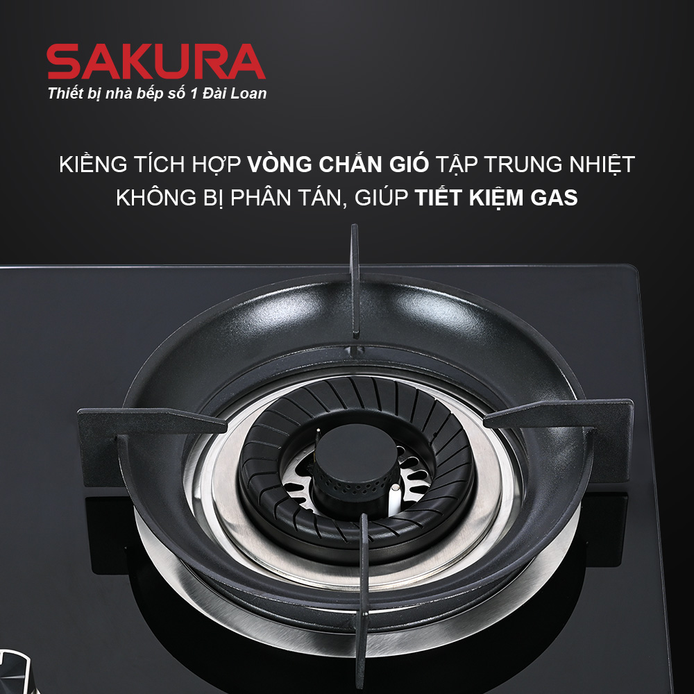 Bếp gas đôi SAKURA SG2526GB tại thành phố Hồ Chí Minh