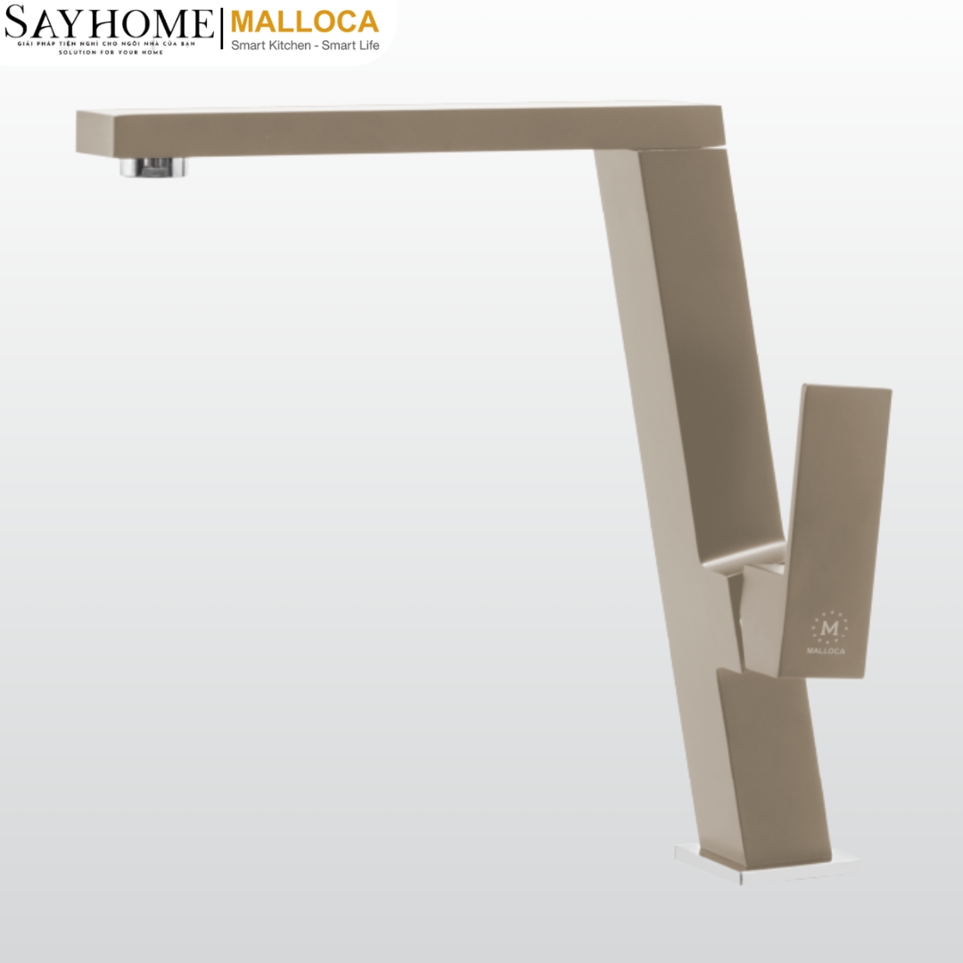 Vòi rửa chén đồng thau sơn giả đá màu đất Malloca K131BR tại thành phố Hồ Chí Minh
