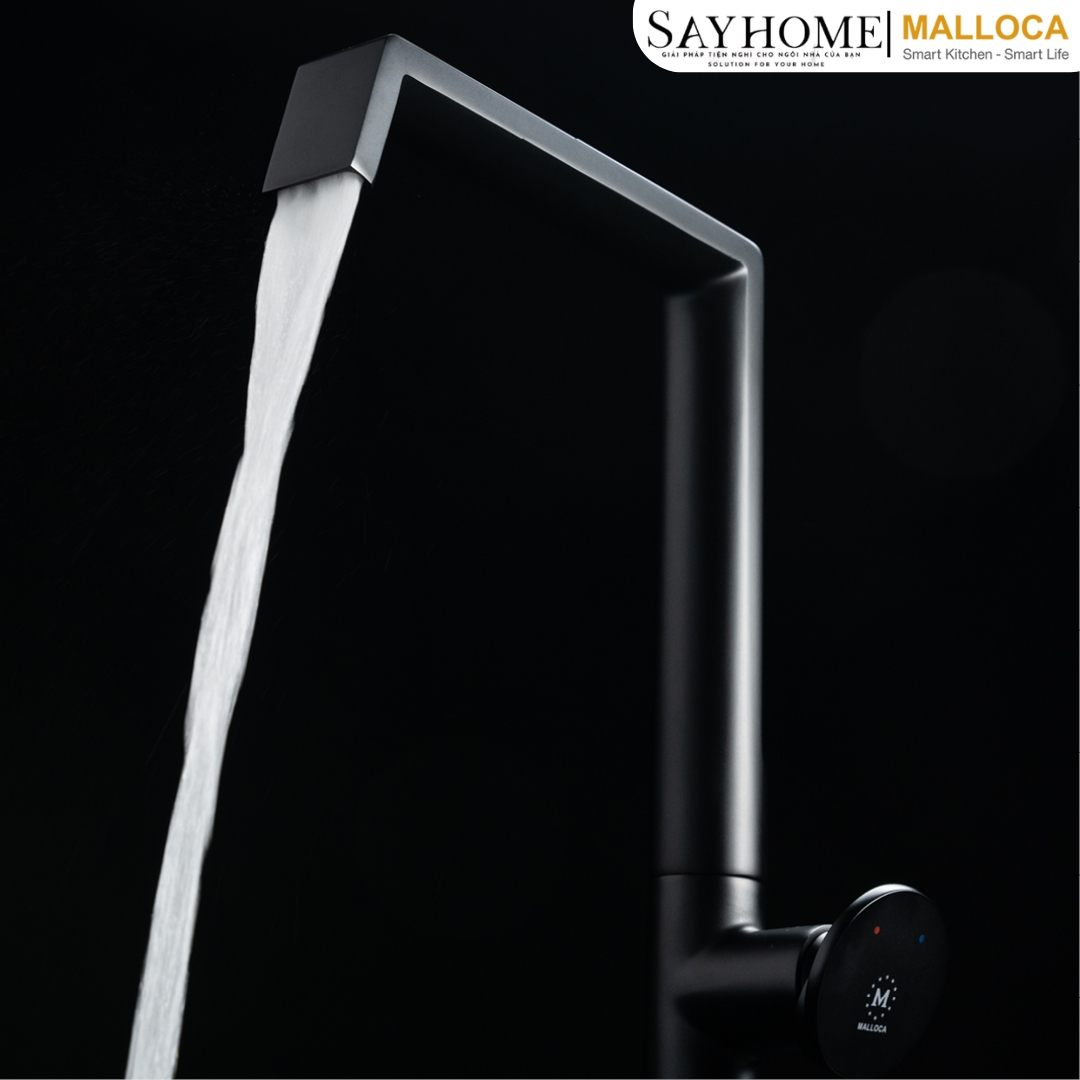 Vòi rửa chén bát hai nguồn nóng lạnh Malloca K342BM tại thành phố Hồ Chí Minh