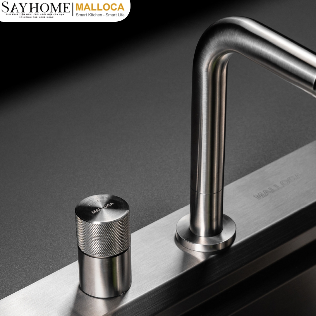 Vòi rửa chén bát dây rút Malloca LuxSteel K068-PO tại thành phố Hồ Chí Minh