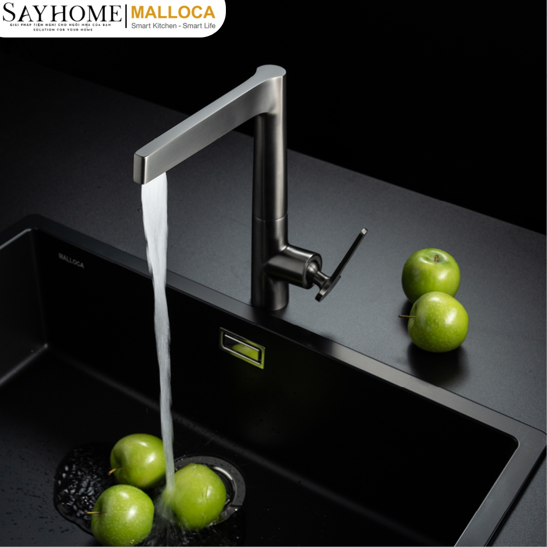 Vòi rửa chén bát hai nguồn nóng lạnh Malloca K295BS tại thành phố Hồ Chí Minh