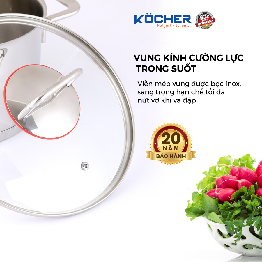 Bộ nồi 5 món KOCHER BERLIN tại thành phố Hồ Chí Minh