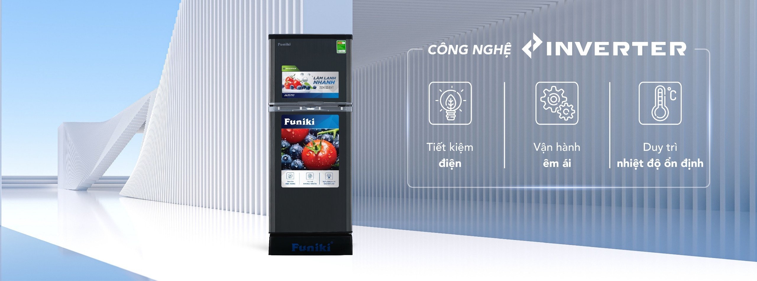 Tủ lạnh Funiki Inverter 185Lít FRI-186ISU tại thành phố Hồ Chí Minh