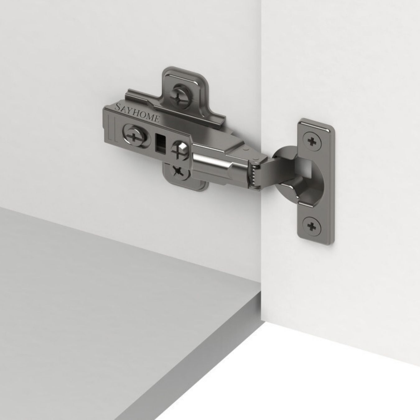 Bản lề trùm nửa Metalla SM 95º Mini Hafele 311.04.441 - Hàng chính hãng HAFELE