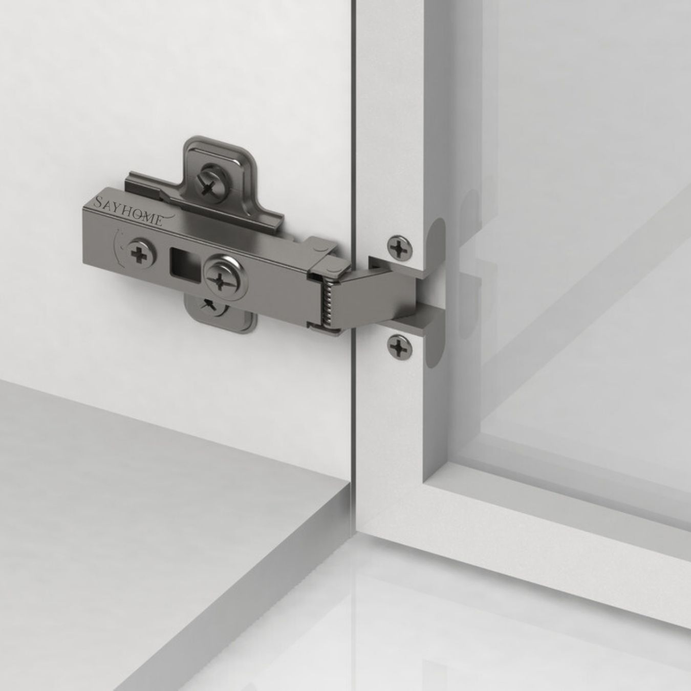 Bản lề thẳng tủ khung nhôm Hafele 311.68.510 - Hàng chính hãng HAFELE