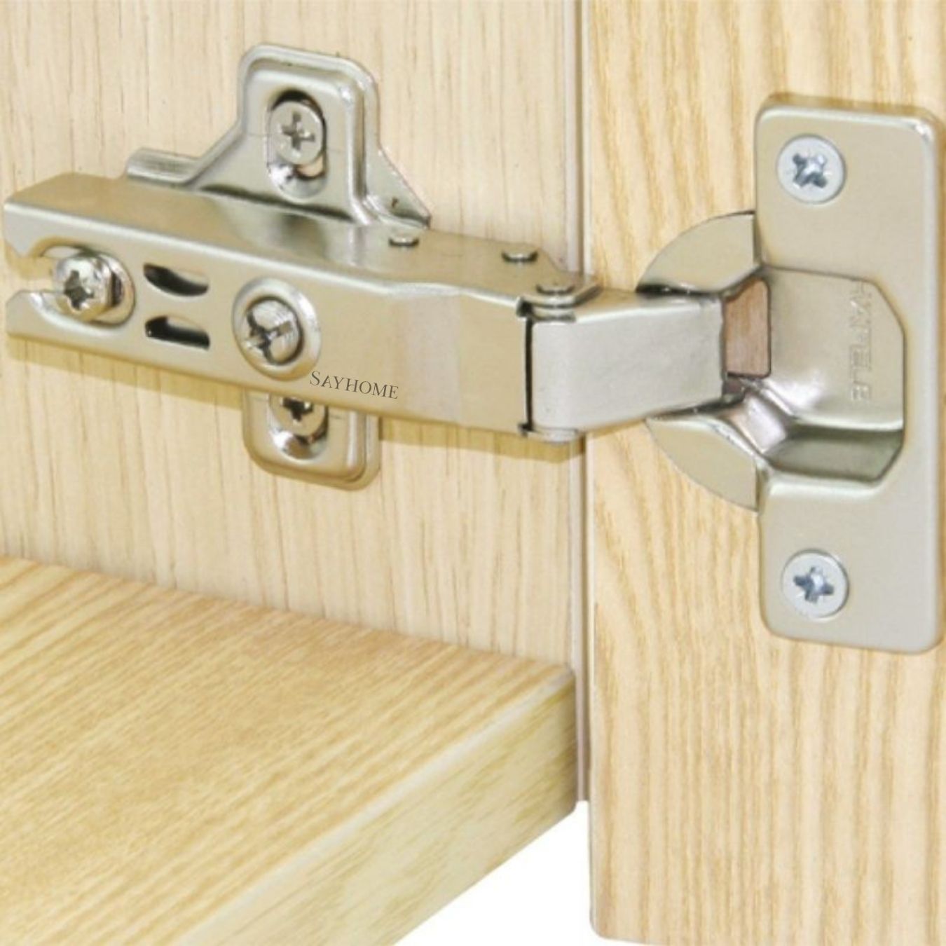 Bản lề cong ít Metalla A 110º giảm chấn Hafele 315.30.722 - Hàng chính hãng HAFELE