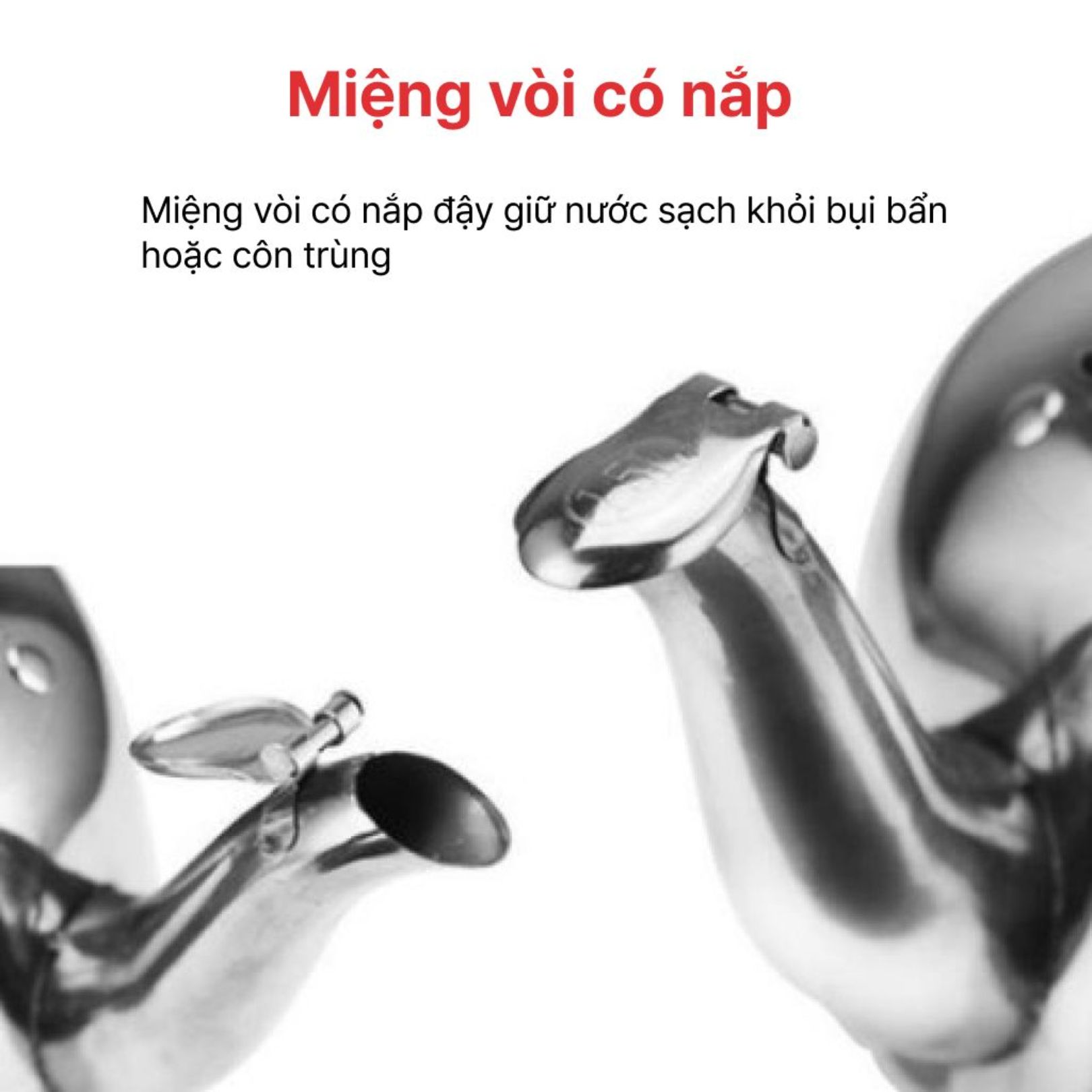 Ấm đun nước inox 3L, 5L HappyCook