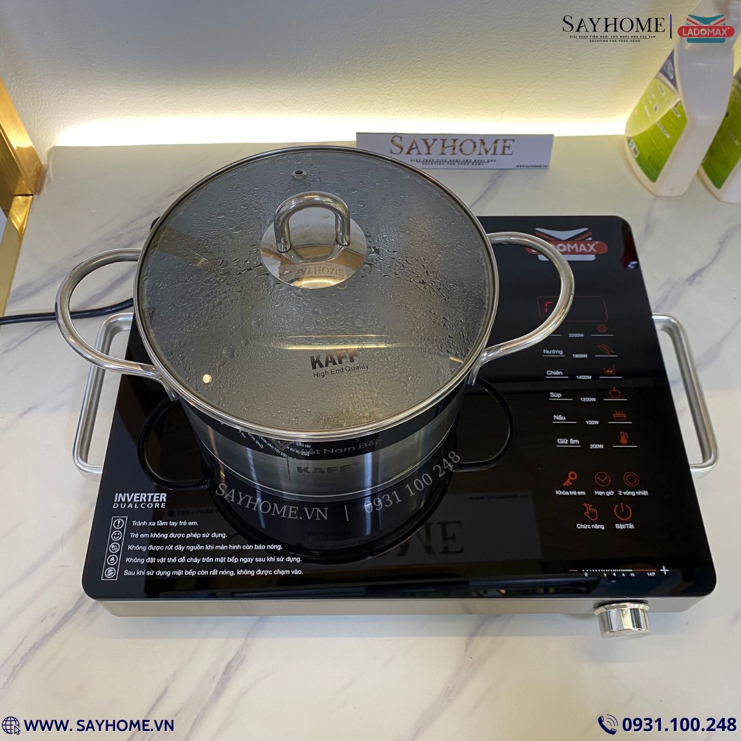 Bếp hồng ngoại đơn Ladomax HA-669 tại thành phố Hồ Chí Minh