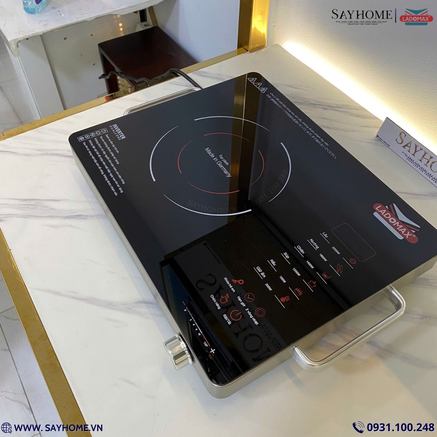 Bếp hồng ngoại đơn Ladomax HA-669 tại thành phố Hồ Chí Minh