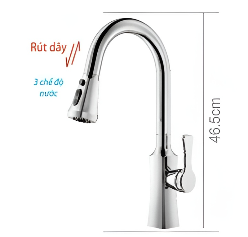 Vòi rửa chén bát nóng lạnh B-GEM BG-V02K tại thành phố Hồ Chí Minh