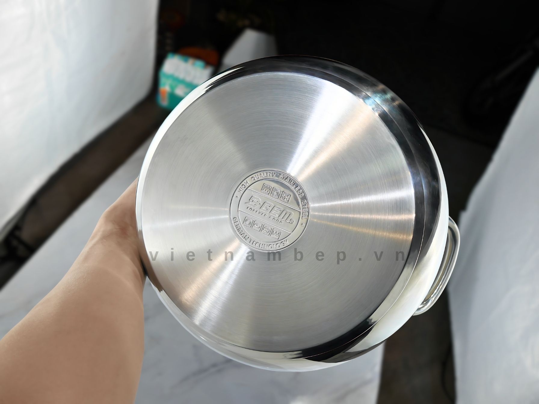 Bộ nồi B-Gem Belly BG-988 ARIC Inox304 cao cấp kèm chảo chống dính kim cương tại thành phố Hồ Chí Minh