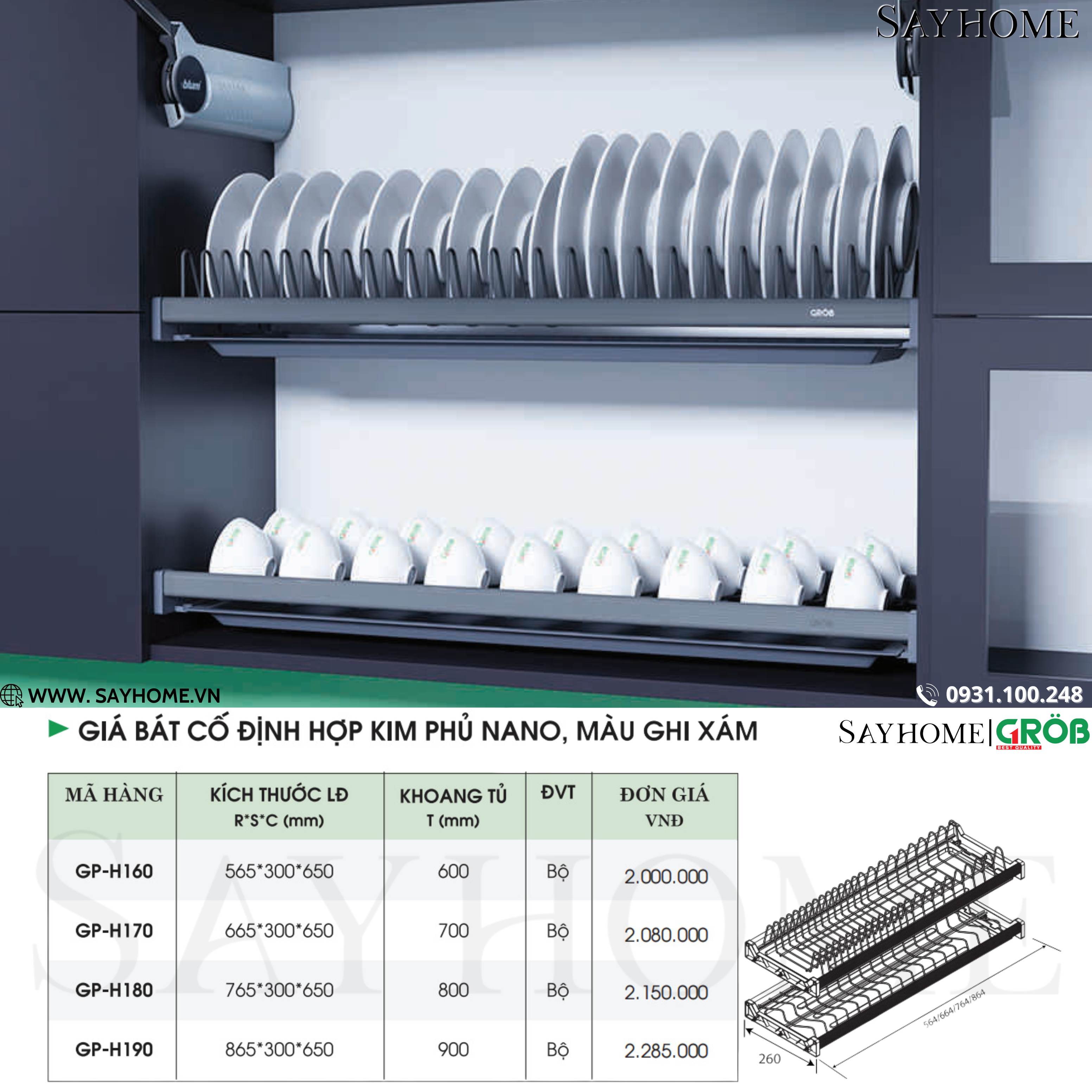 COMBO Phụ kiện tủ bếp cao cấp GROB - Combo 14 tại thành phố Hồ Chí Minh