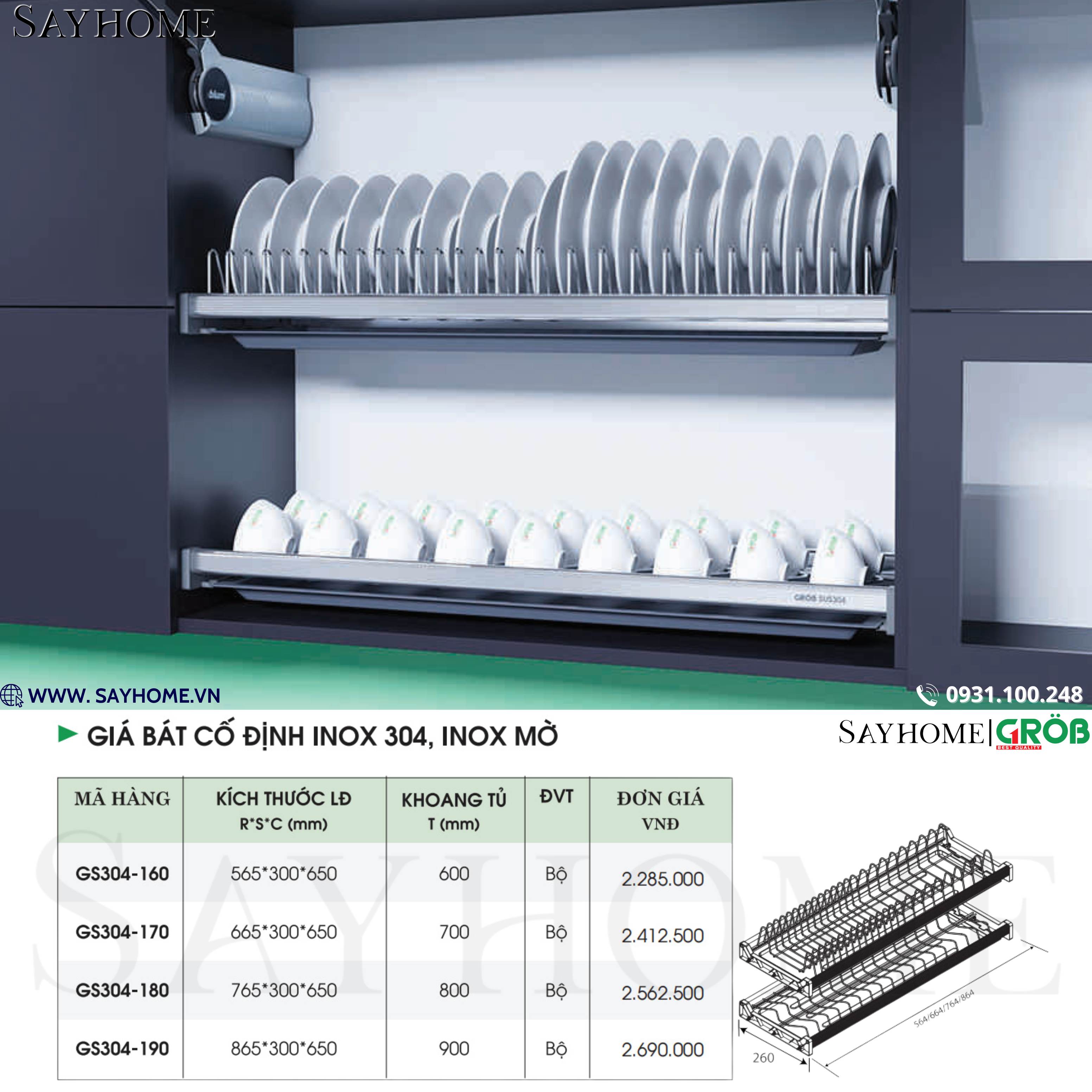 COMBO Phụ kiện tủ bếp cao cấp GROB - Combo 10 tại thành phố Hồ Chí Minh