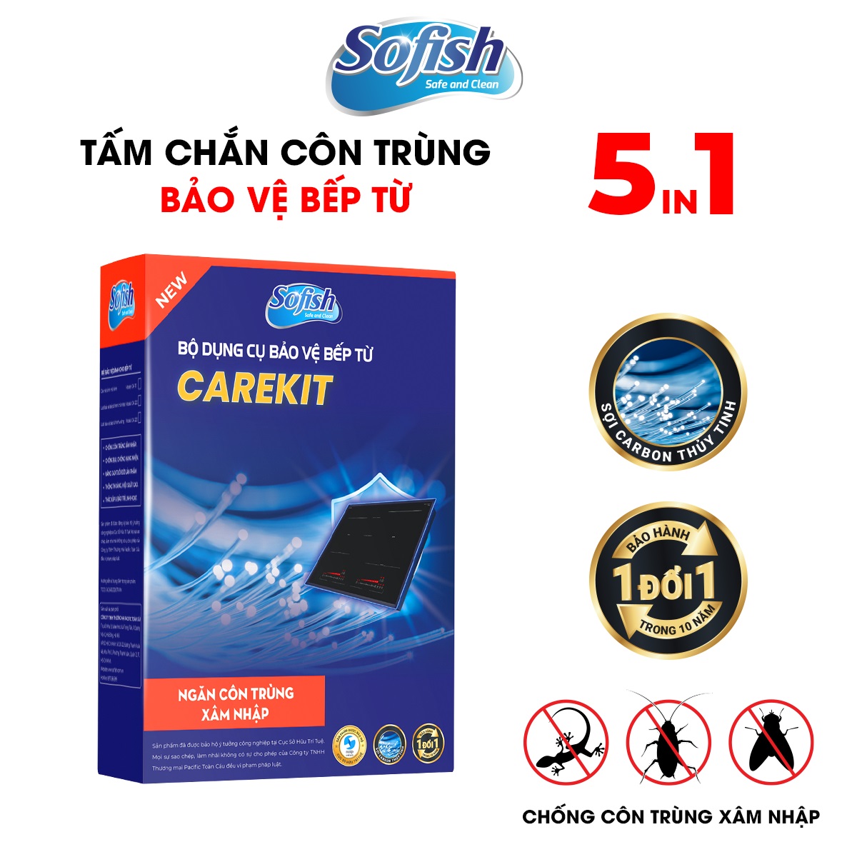 Lưới bảo vệ bếp từ đôi Carekit Sofish tại thành phố Hồ Chí Minh