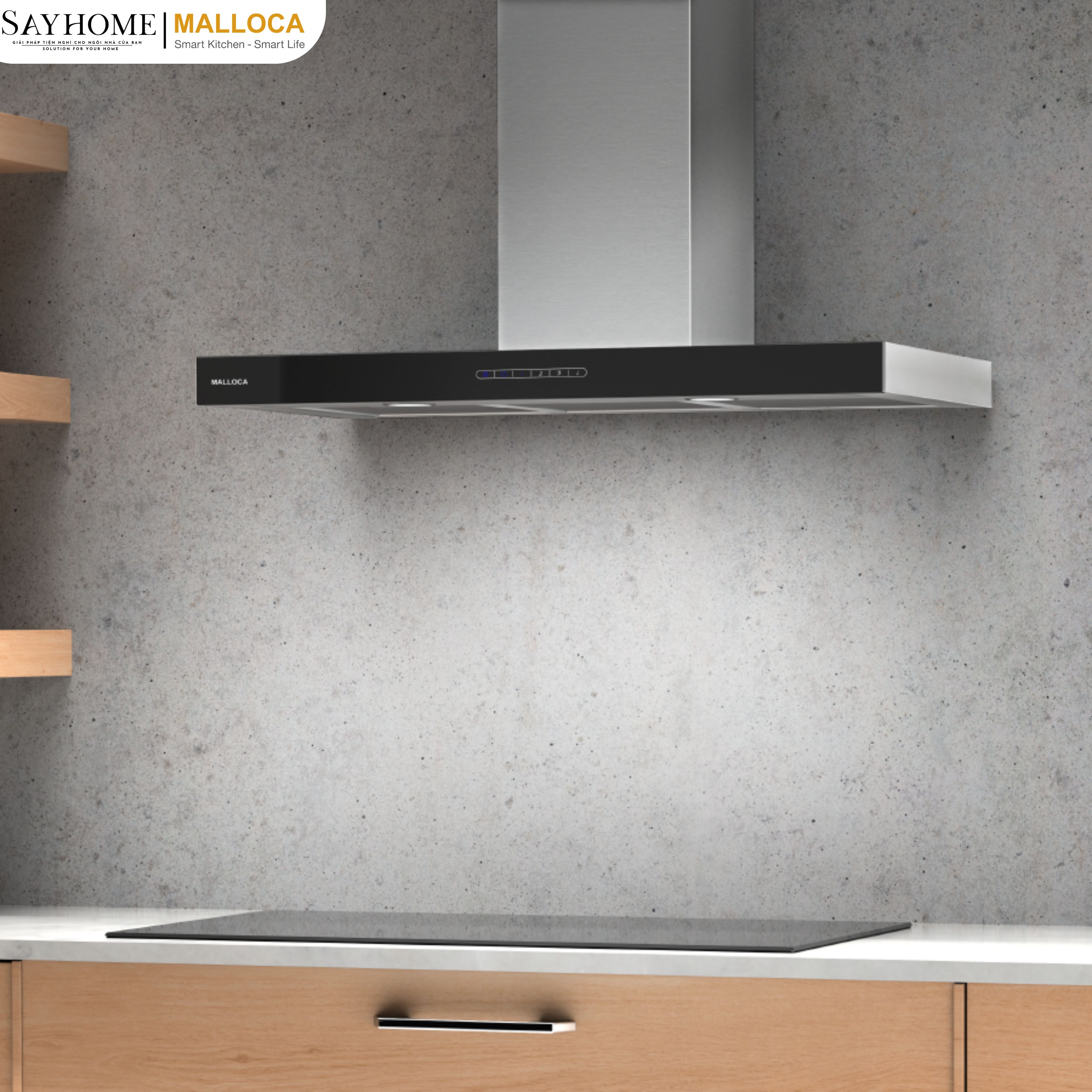 Máy hút mùi chữ T Malloca RANGE HOOD MIN F-205 tại thành phố Hồ Chí Minh