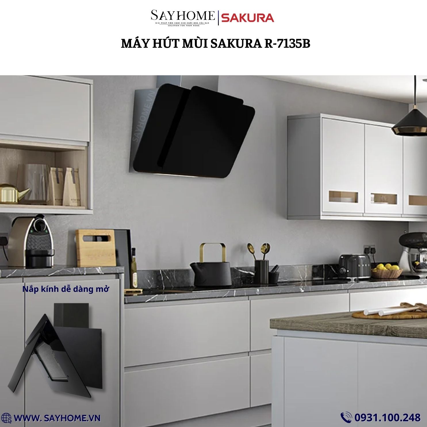 Máy hút mùi MERGO EK ROUND tại SAYHOME