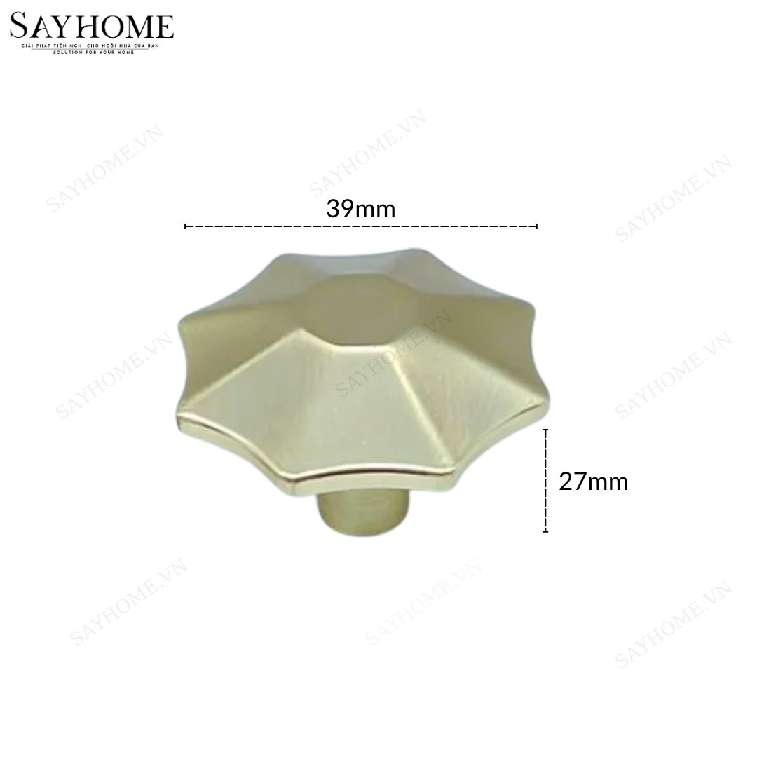 Núm tủ hiện đại màu vàng mờ SH8981 tại thành phố Hồ Chí Minh