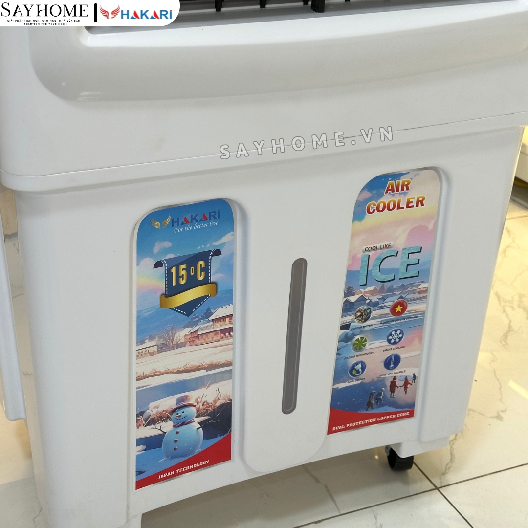 Quạt hơi nước Hakari 55 Lít HK- 55 phím cơ - quạt điều hòa tại thành phố Hồ Chí Minh