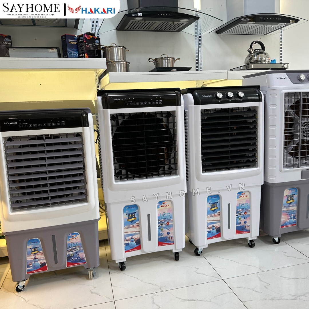 Quạt hơi nước Hakari 55 Lít HK- 55 phím cơ - quạt điều hòa tại thành phố Hồ Chí Minh