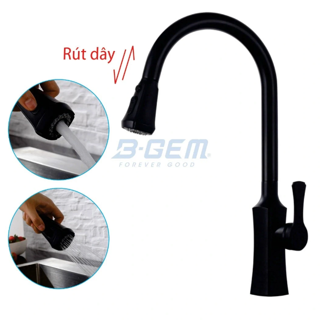 Vòi rửa chén bát nóng lạnh B-GEM BG-A01K tại thành phố Hồ Chí Minh