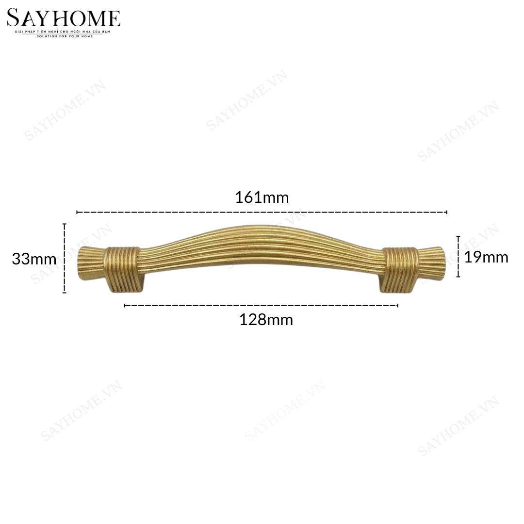 Tay nắm tủ tân cổ điển vintage màu vàng SH8001 tại thành phố Hồ Chí Minh