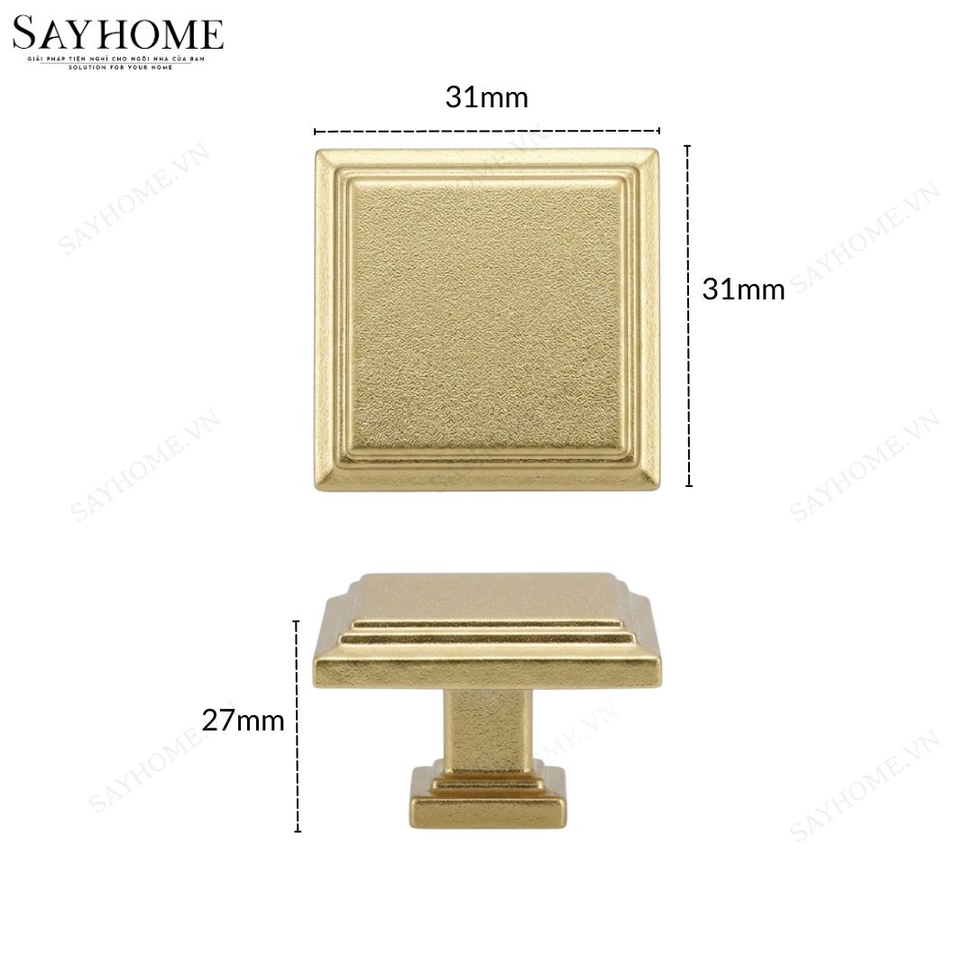Núm tủ hiện đại màu vàng gold SH8881 tại thành phố Hồ Chí Minh