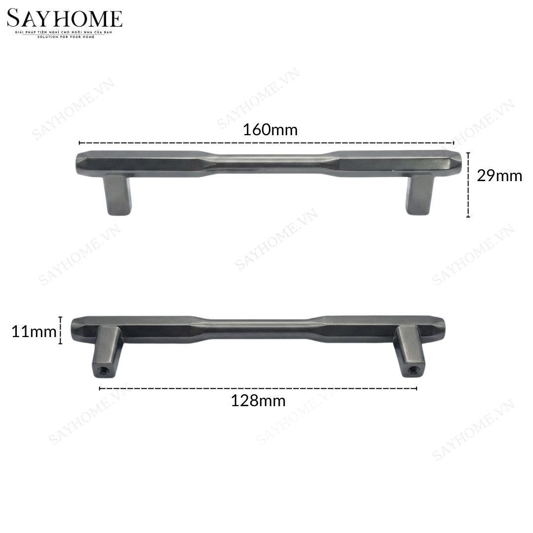 Tay nắm tủ hiện đại màu xám SH9241 tại thành phố Hồ Chí Minh