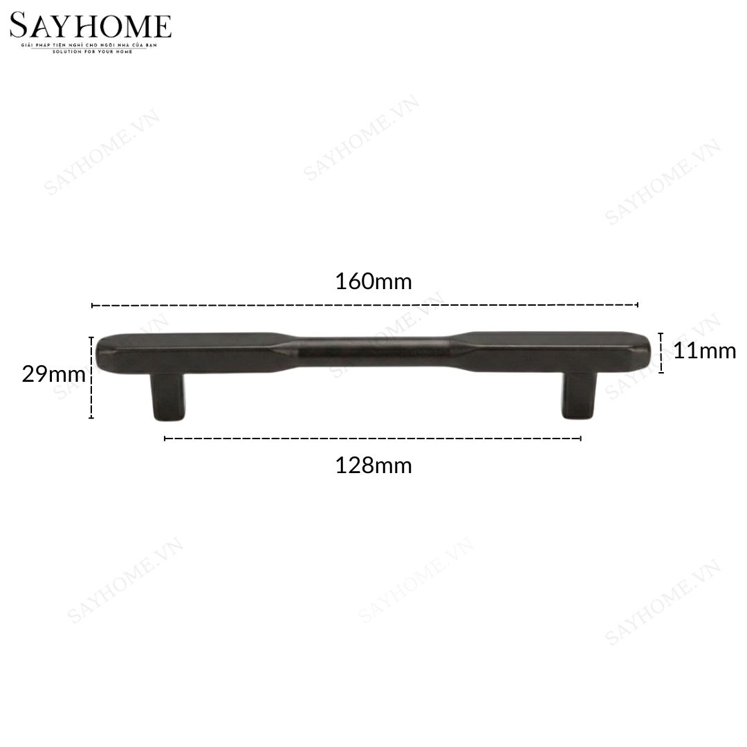 Tay nắm đũa hiện đại màu đen SH9241 tại Tân Bình
