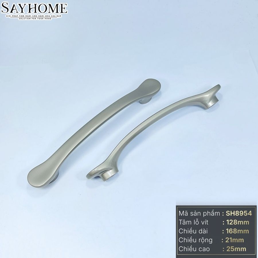 Tay nắm tủ hiện đại màu bạc SH8954 tại thành phố Hồ Chí Minh