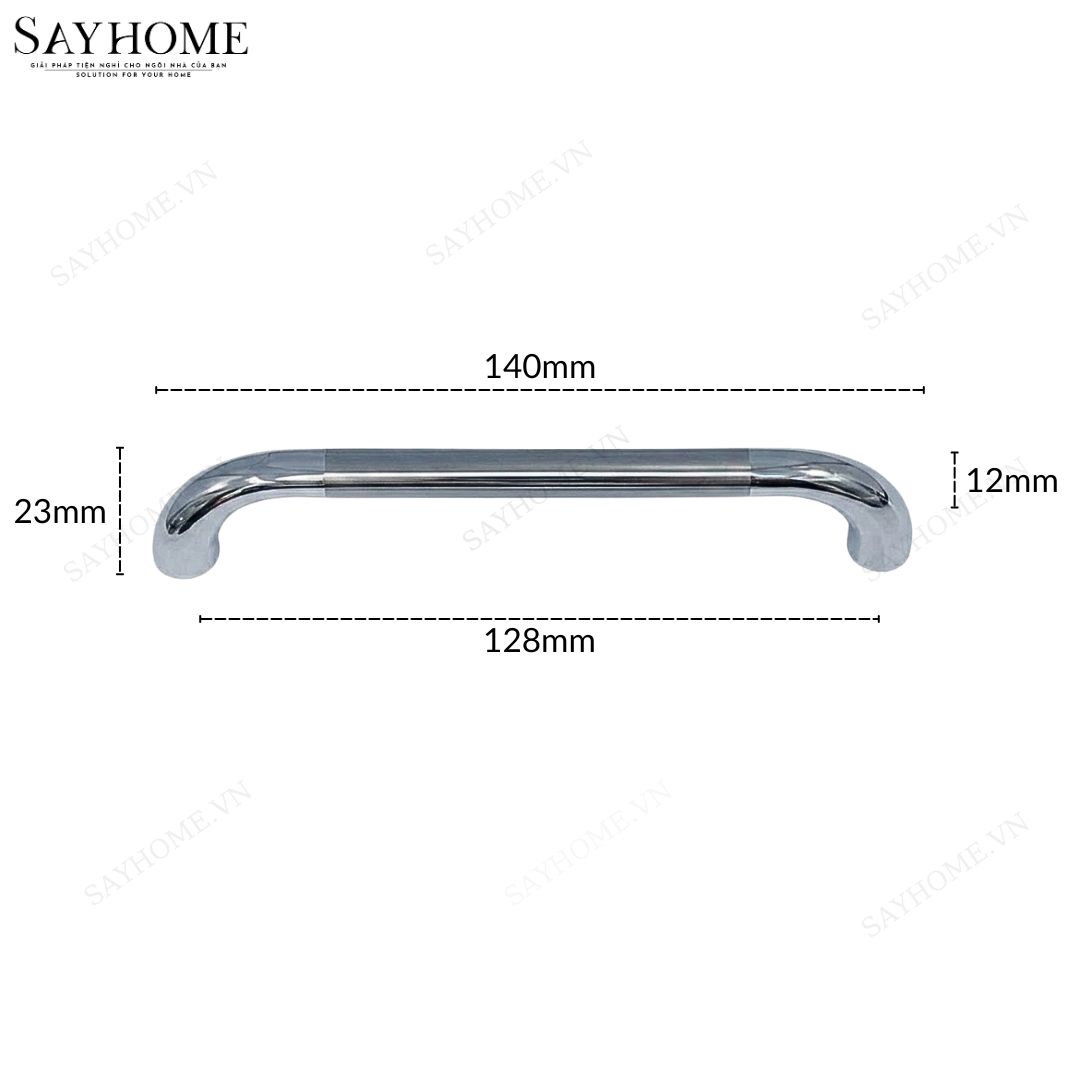 Tay nắm tủ hiện đại màu inox SH8291 tại thành phố Hồ Chí Minh