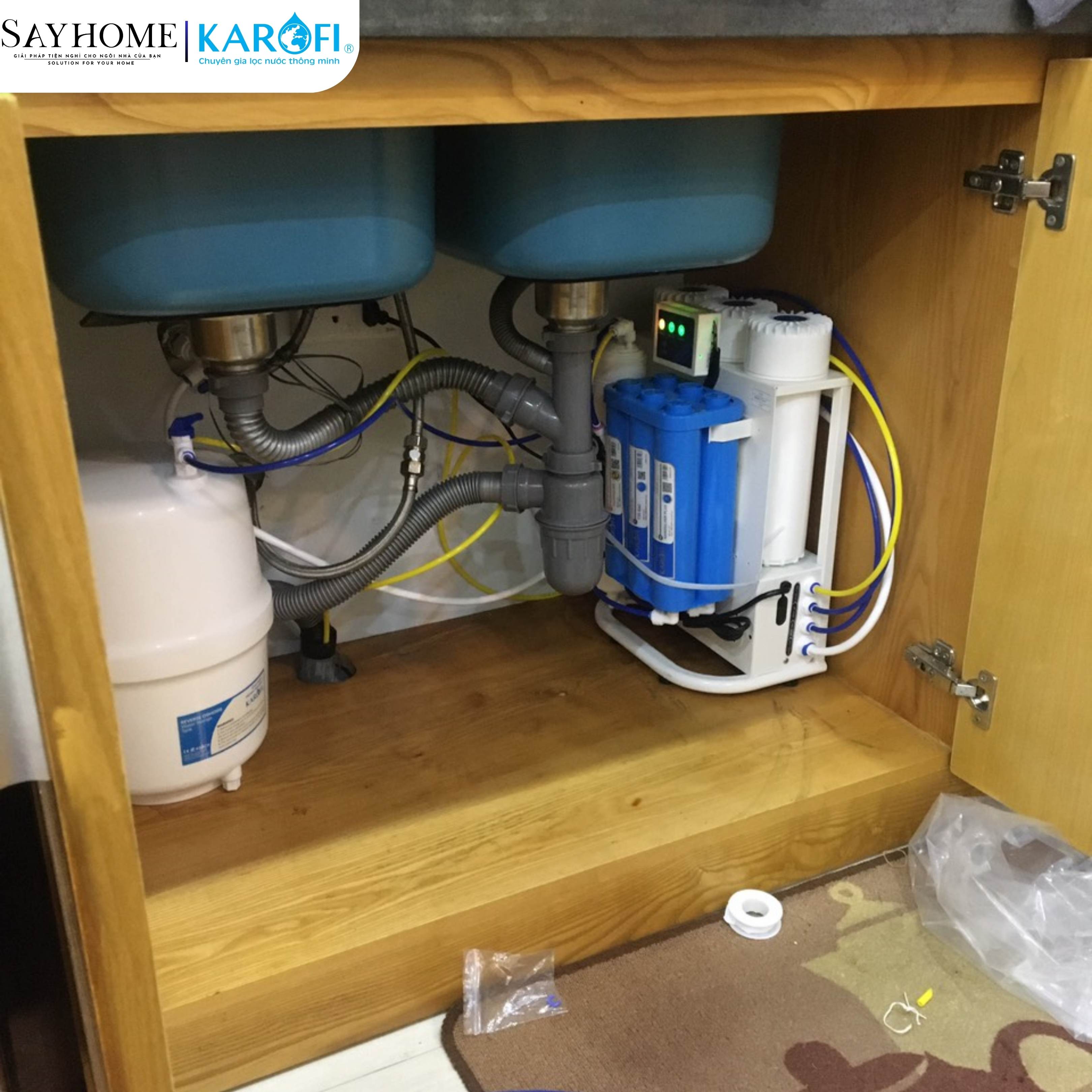 Máy lọc nước để gầm 10 lõi lọc KAROFI KAQ-U95 - NEW 2025 tại thành phố Hồ Chí Minh