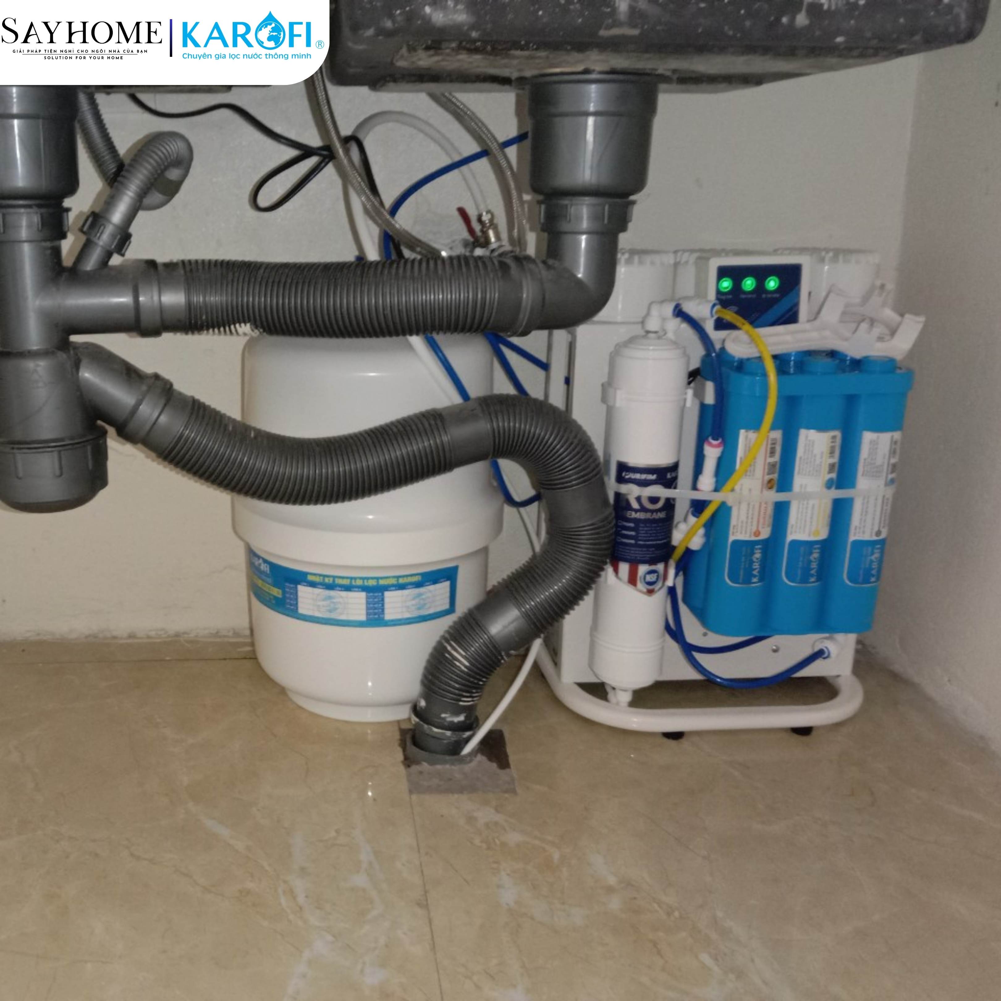 Máy lọc nước để gầm 10 lõi lọc KAROFI KAQ-U95 - NEW 2025 tại thành phố Hồ Chí Minh