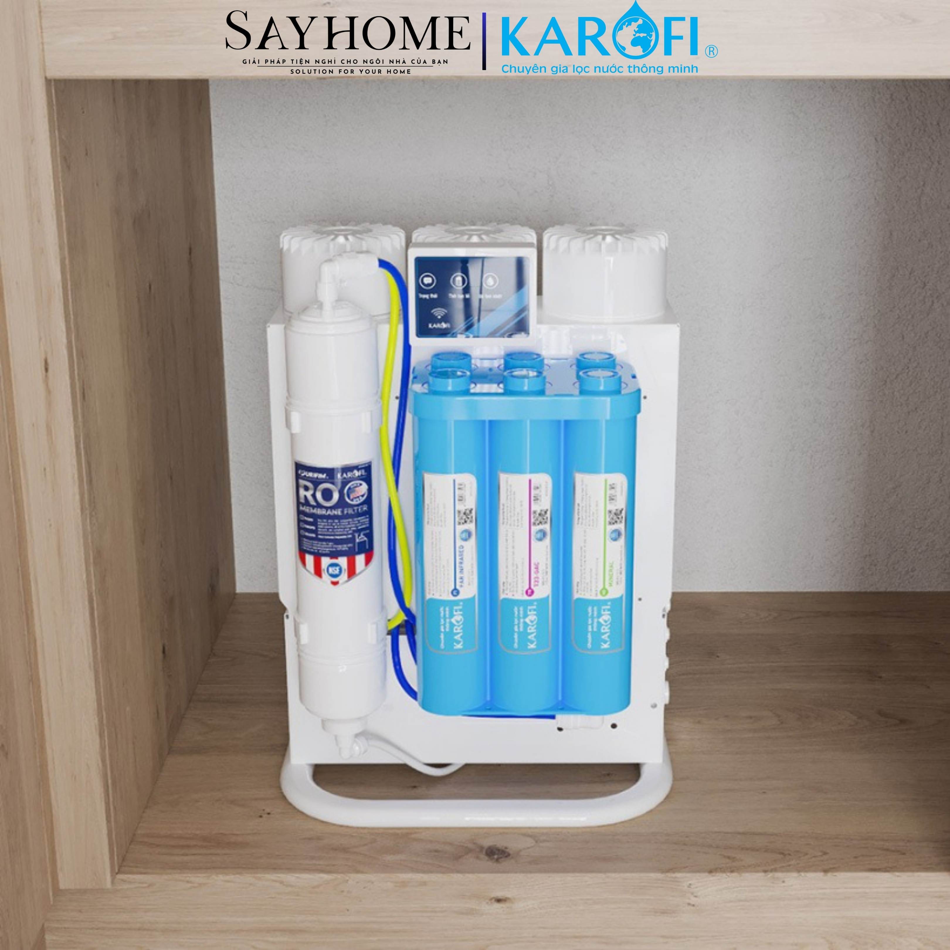 Máy lọc nước để gầm 10 lõi lọc KAROFI KAQ-U95 - NEW 2025 tại thành phố Hồ Chí Minh