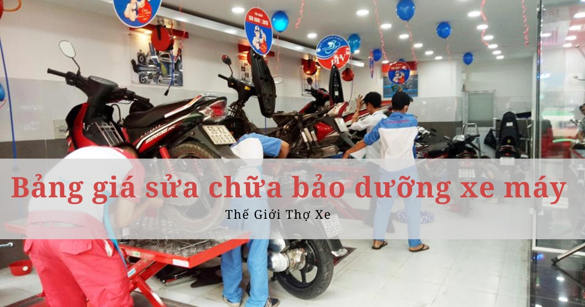 Sửa chữa bảo dưỡng xe máy