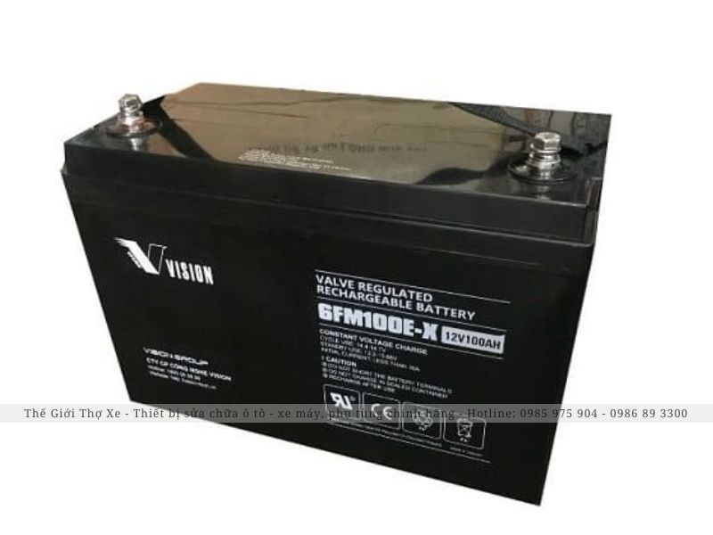 Bình acquy khô hoạt động trong môi trường kín khí, có độ bền cao