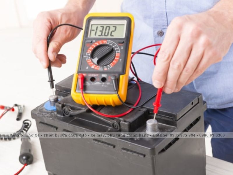 Đo thông số dung lượng bình ắc quy