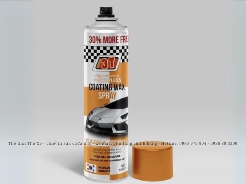 Xử lý vết xước nhựa nhám ô tô với bình xịt 3T chuyên dụng