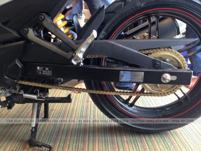 Xác định thời điểm tăng xích xe Exciter 150 dựa trên những dấu hiệu bất thường của xe